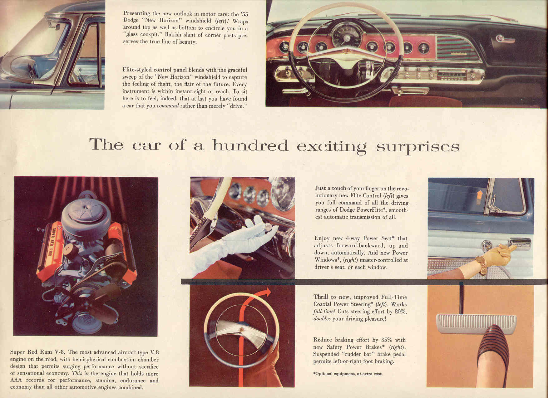 1955 Dodge Car Brochure Page 3